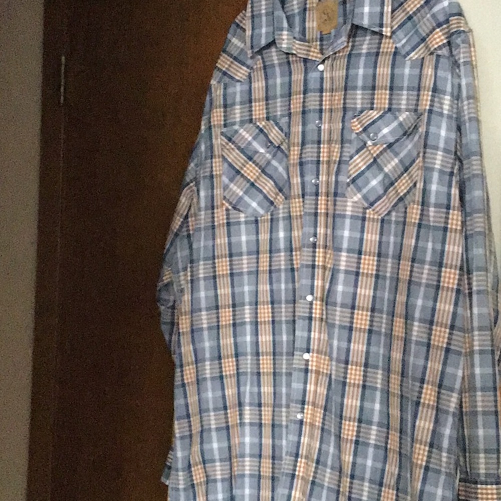Western Shirt size XLT G&C Blue
